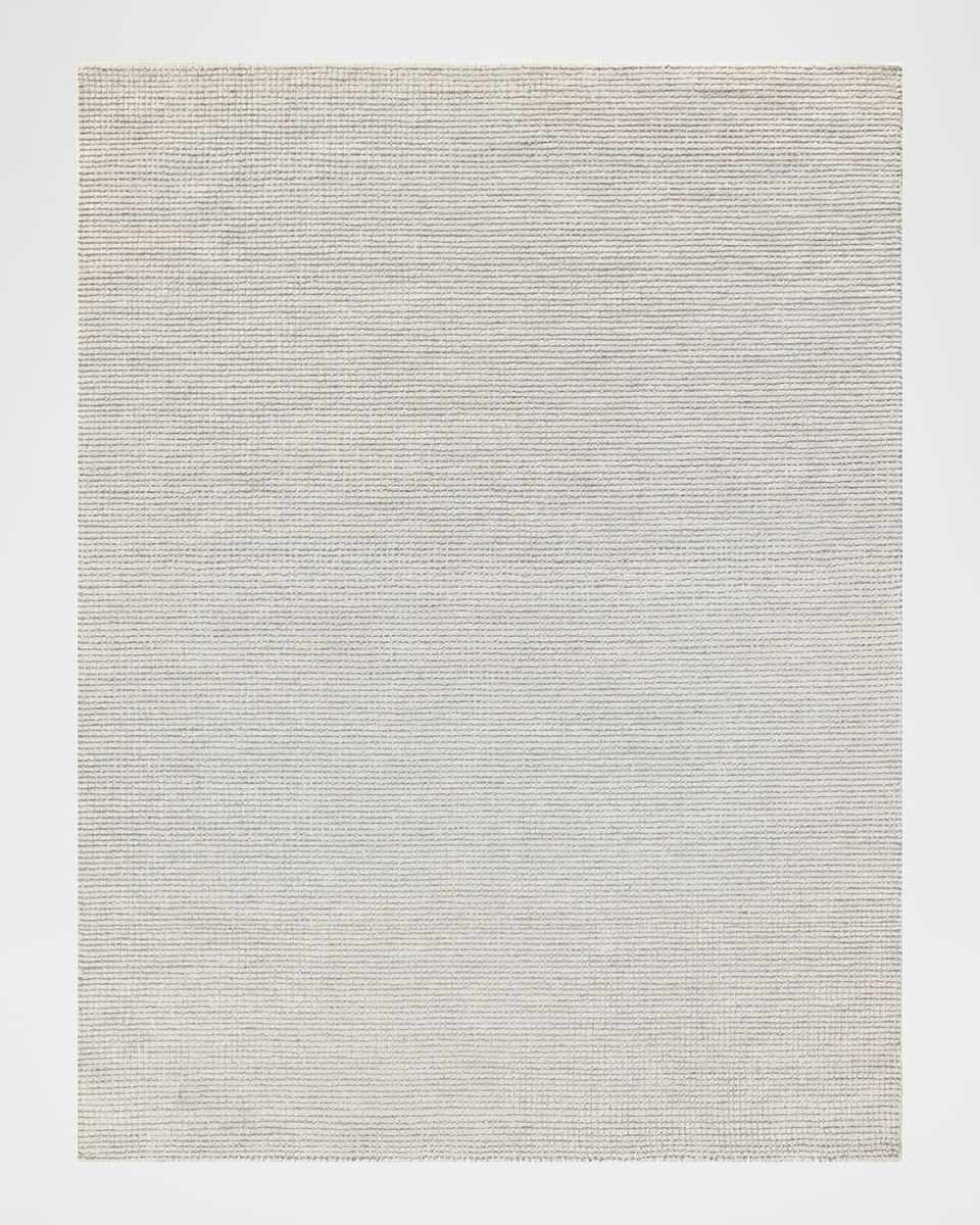 Key West Hand-Tufted Light Silver Rug, 6' x 9'